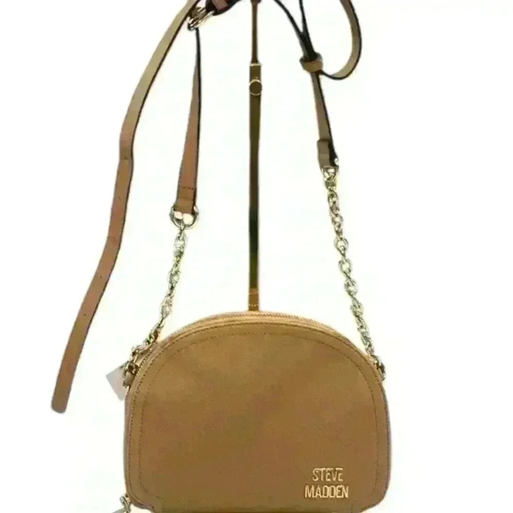 Steve Madden Tan Crossbody Handbag Purse EUC - Picture 1 of 8